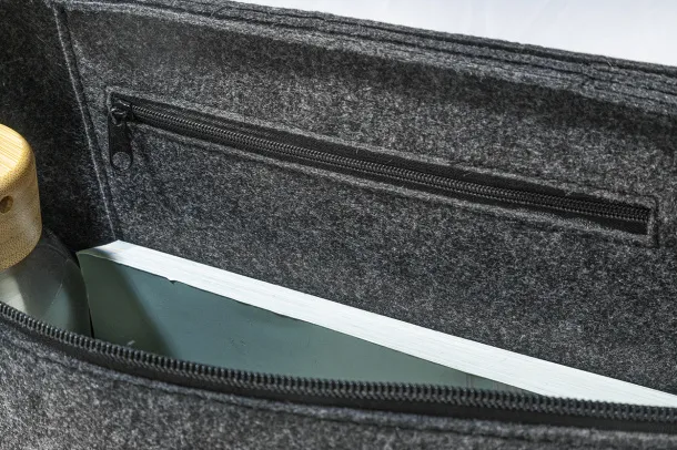 Refelt Laptop RPET torba za laptop i dokumente, 15" Tamno siva