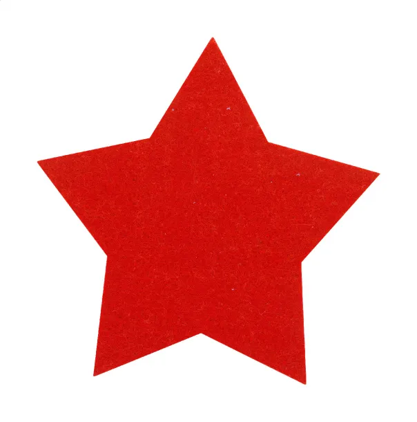 Vagnes RPET podmetač u obliku zvijezde Crvena