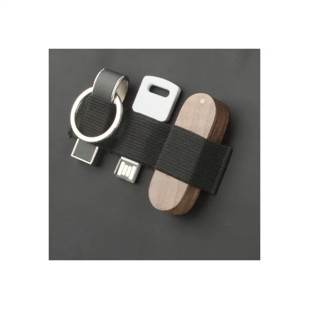 Duotone Zip A4 zipped document folder Black