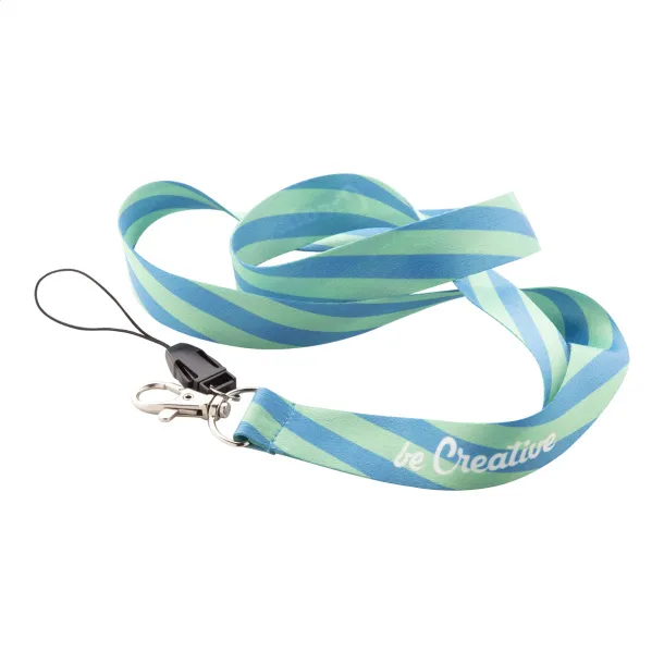 Subyard B RPET custom sublimation lanyard White