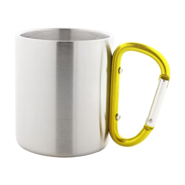 Cadisha metal mug Yellow Silver