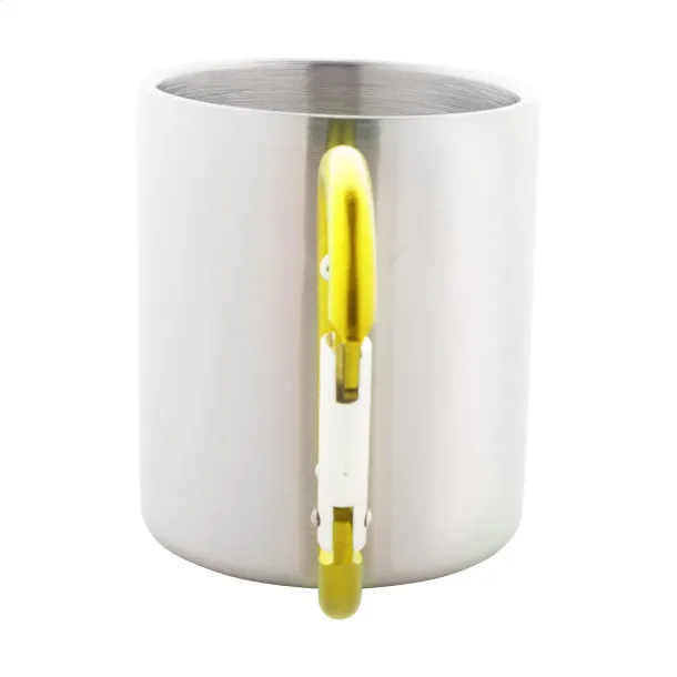 Cadisha metal mug Yellow Silver