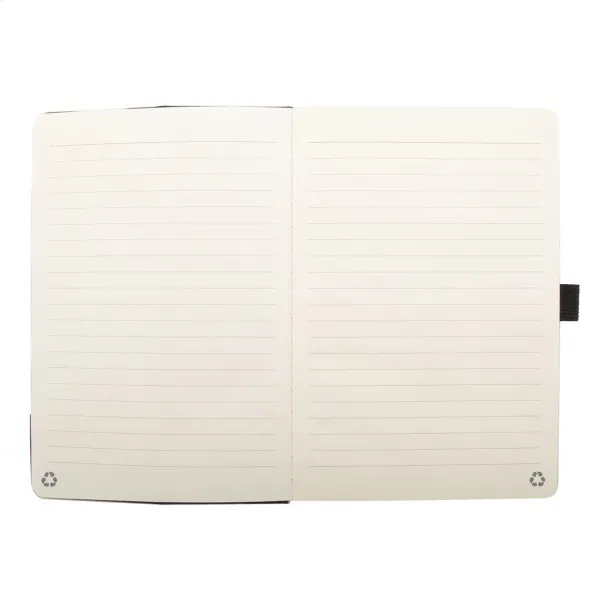 Chatom RPET A5 notes s bežičnim punjačem Crna