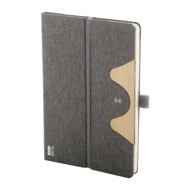 Chatom RPET wireless charger notebook Grey