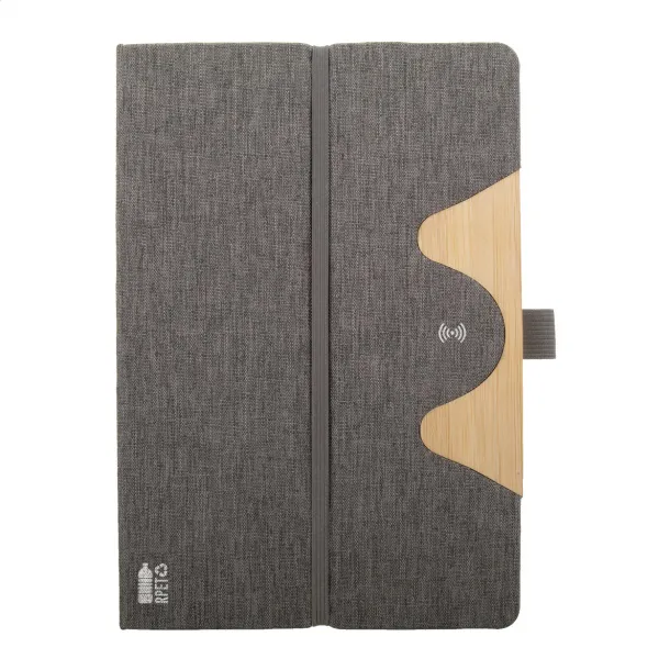 Chatom RPET wireless charger notebook Grey