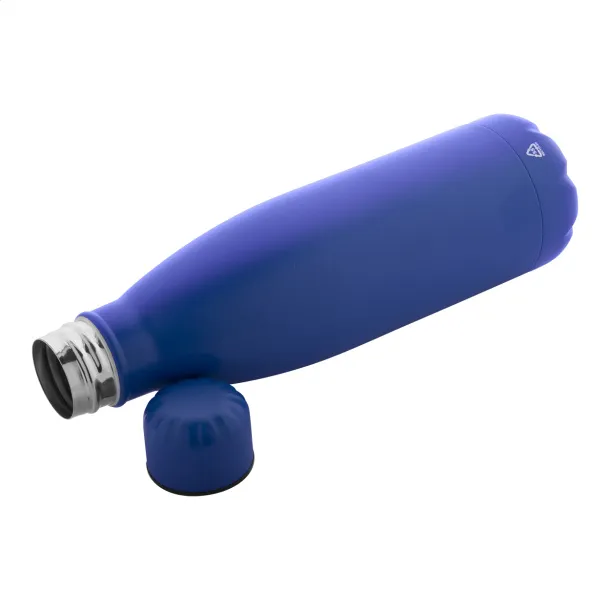 Refill recycled stainless steel bottle Blue