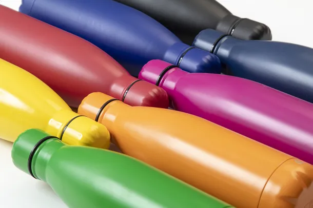 Refill recycled stainless steel bottle Green