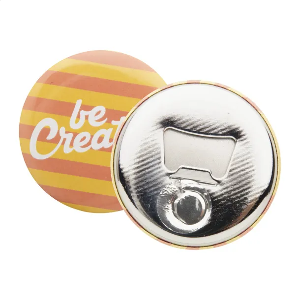MagBadge Bottle otvarač za boce Srebrna Bijela