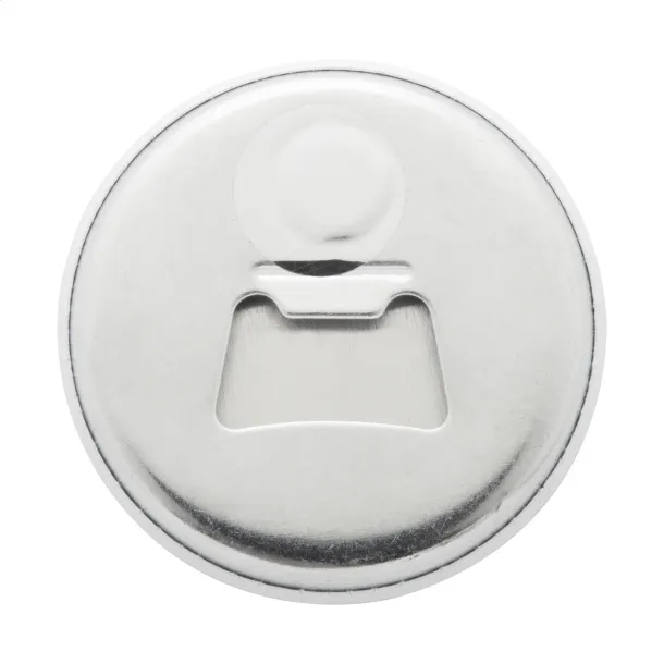 MagBadge Bottle otvarač za boce Srebrna Bijela