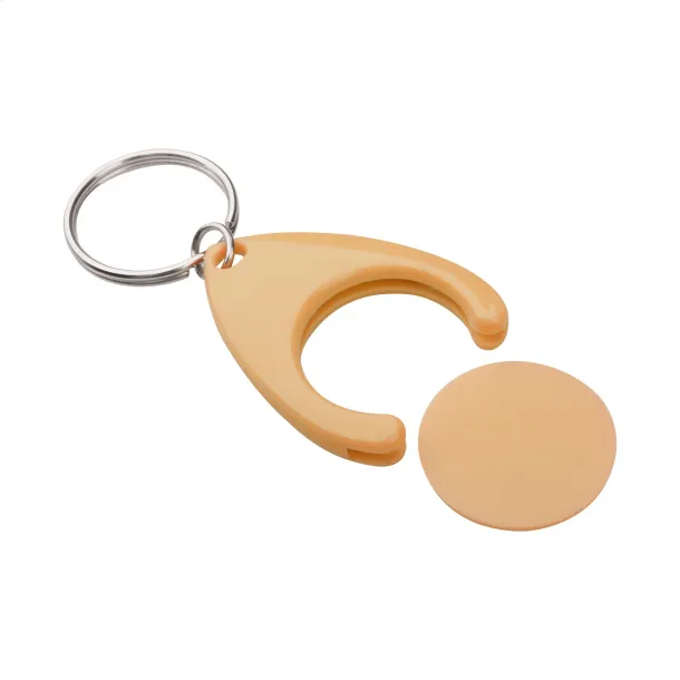 Nelly trolley coin keyring Orange