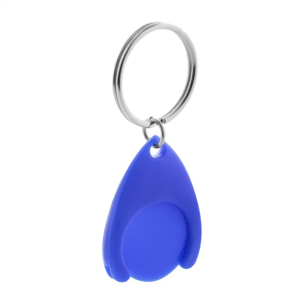 Nelly trolley coin keyring Blue