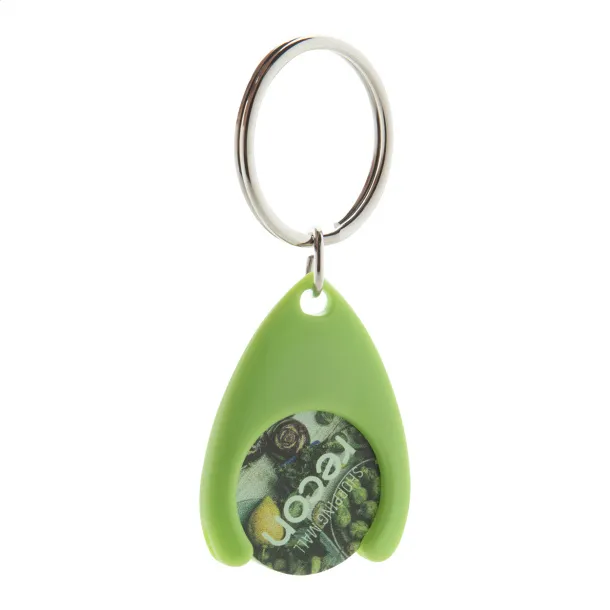 Nelly trolley coin keyring Green