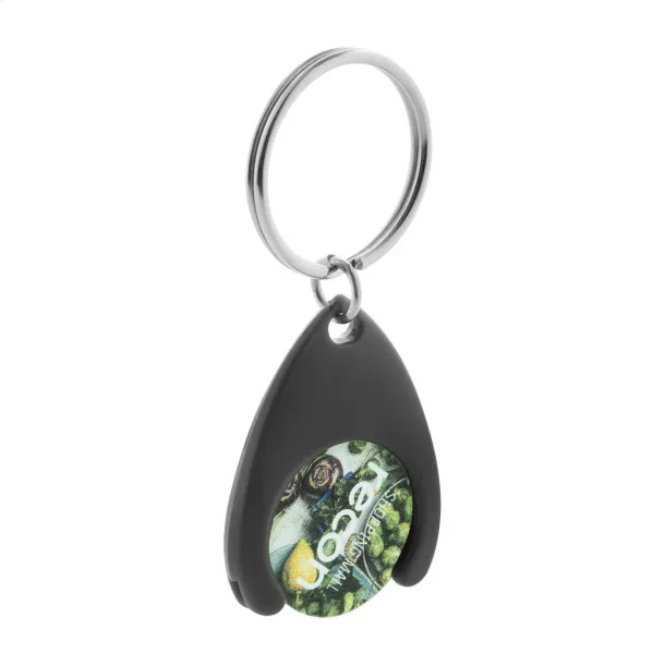 Nelly trolley coin keyring Black