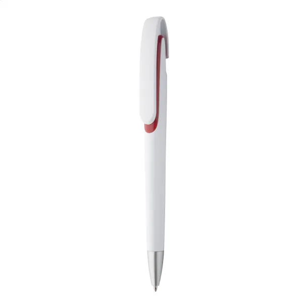 Serval ballpoint pen Red White
