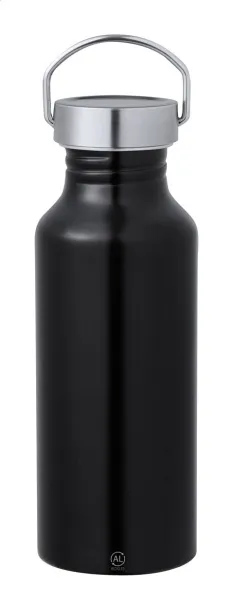 Agul recycled aluminium bottle Black