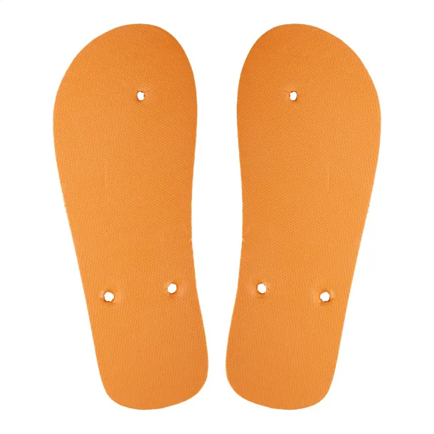 CreaPlaya customisable beach slippers Orange