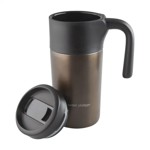 Arnoux termo šalica, 330 ml bronze Crna