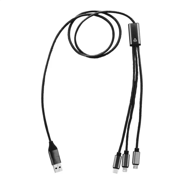 Ralong USB charger cable Black