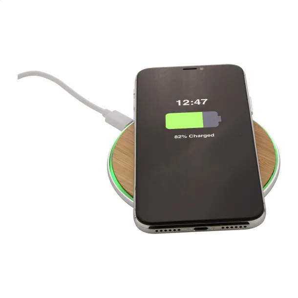 RalooCharge wireless charger Natural Silver