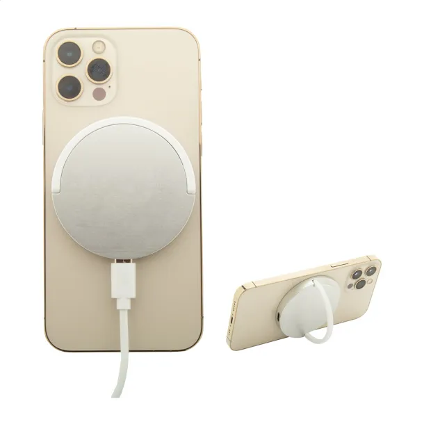 RaluHold magnetic wireless charger Silver