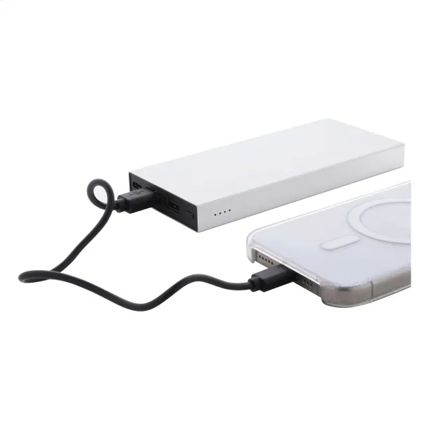 RaluTen prijenosna baterija, 10.000 mAh Srebrna