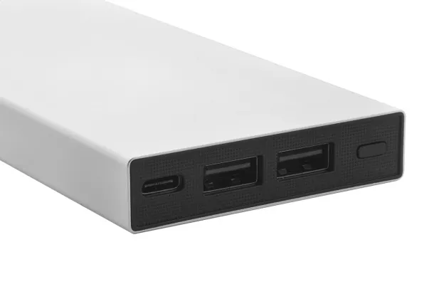 RaluTen prijenosna baterija, 10 000 mAh Srebrna