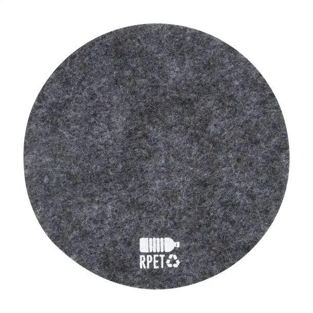 Hefe RPET felt coaster Dark grey