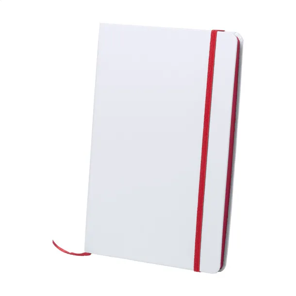 Pendula A5 notebook Red White