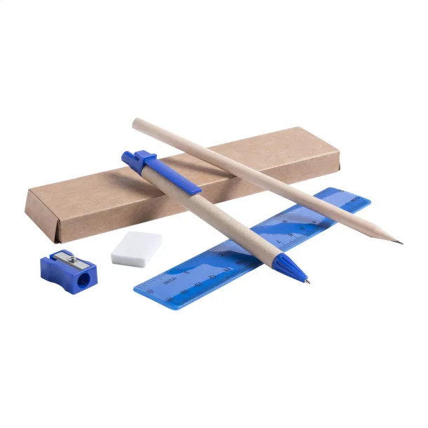 Monoli stationery set Blue Natural