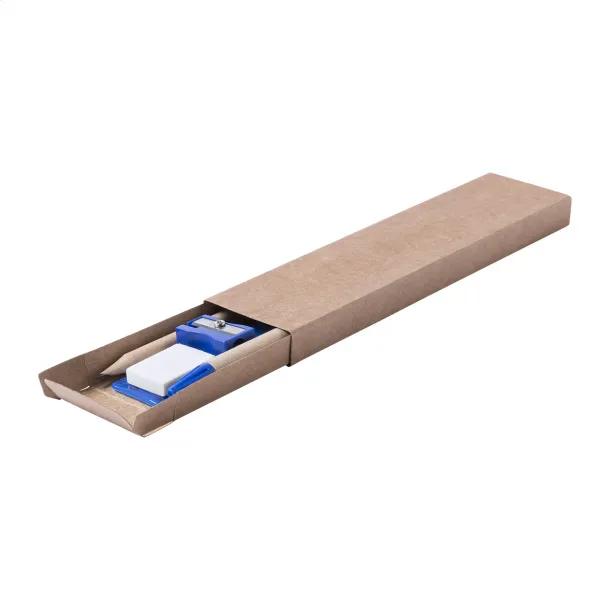 Monoli stationery set Blue Natural