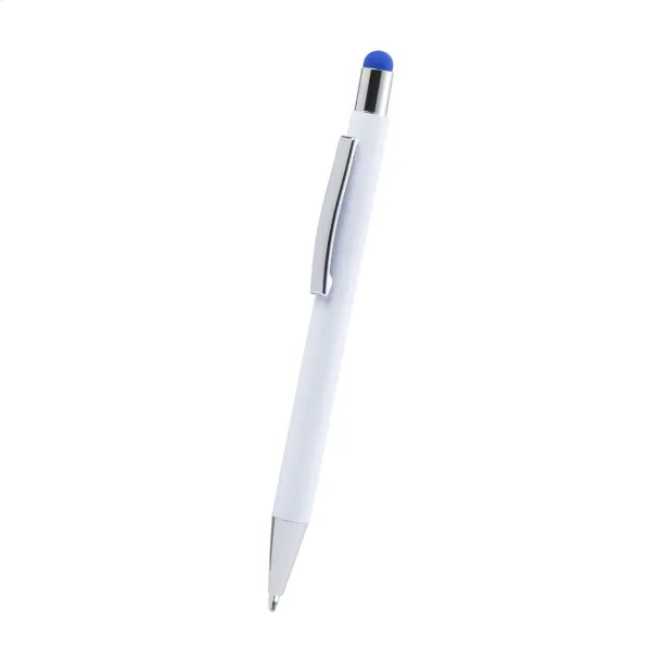 Wirly touch ballpoint pen Blue White