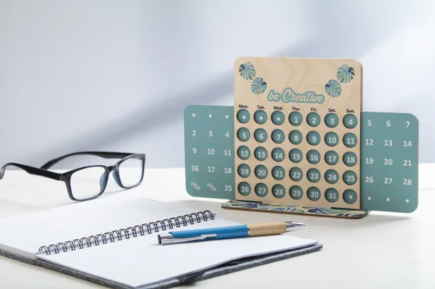 Forever Creative custom perpetual calendar Natural