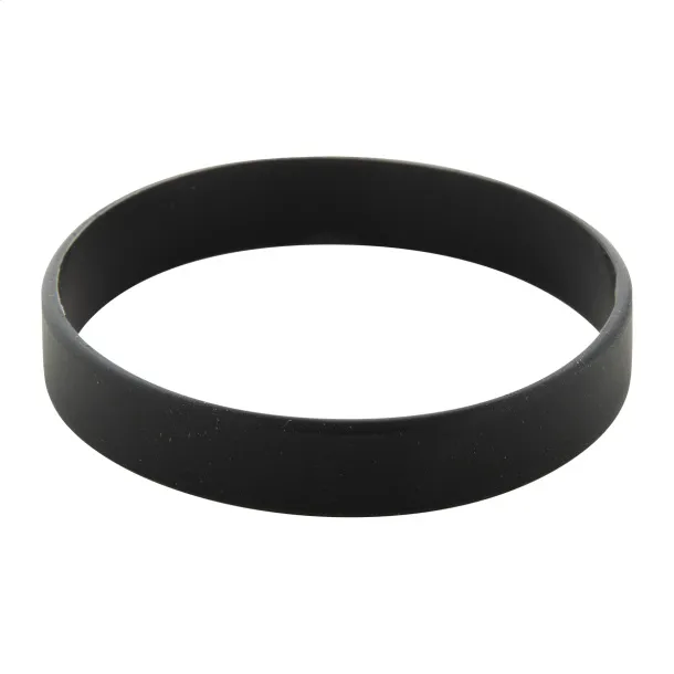 Wristy silicone wristband Black