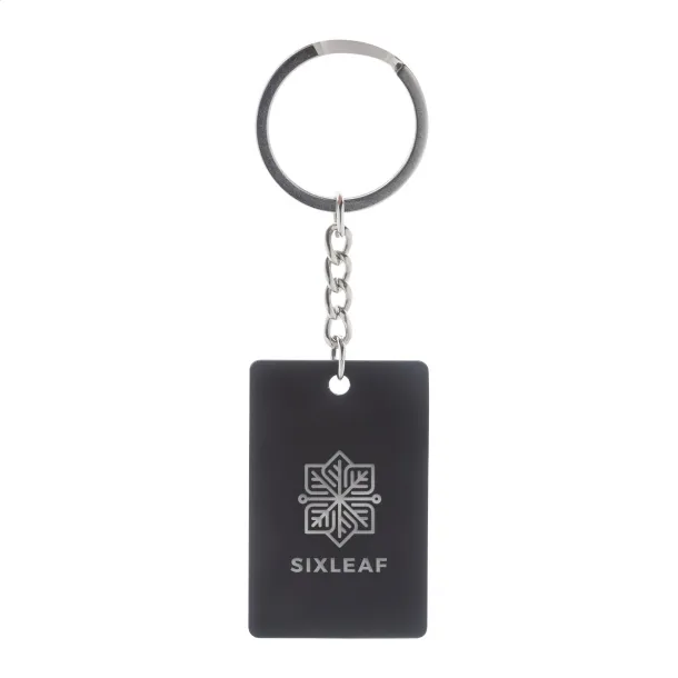 RectoShine privjesak za ključeve Crna