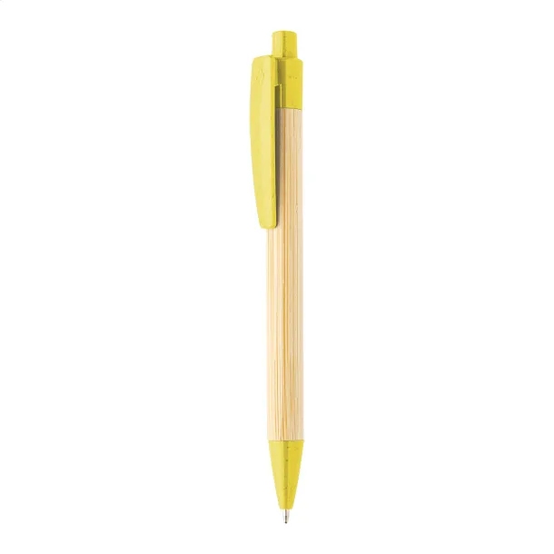 Boothic bamboo ballpoint pen Yellow Natural