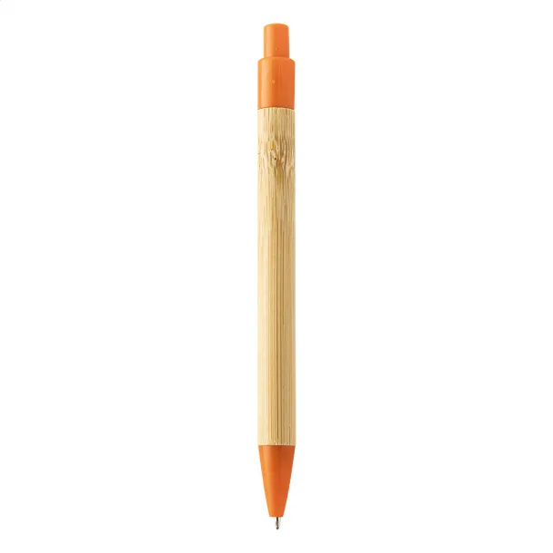 Boothic bamboo ballpoint pen Orange Natural