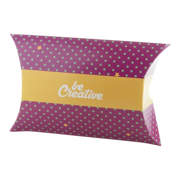 CreaBox Pillow M personalizirana poklon kutija u obliku jastuka Bijela