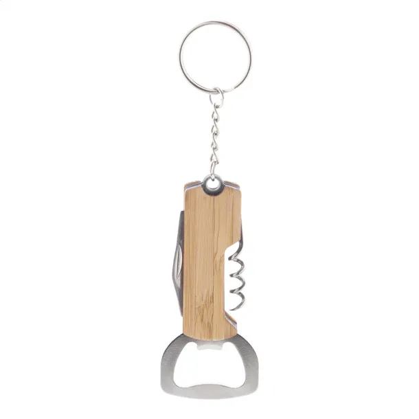 Sukubo Mini bottle opener keyring Natural