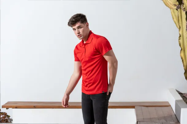 Noran RPET polo shirt Red