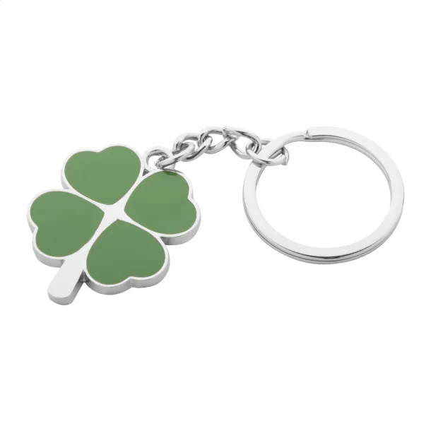 Lucky keyring Green Silver