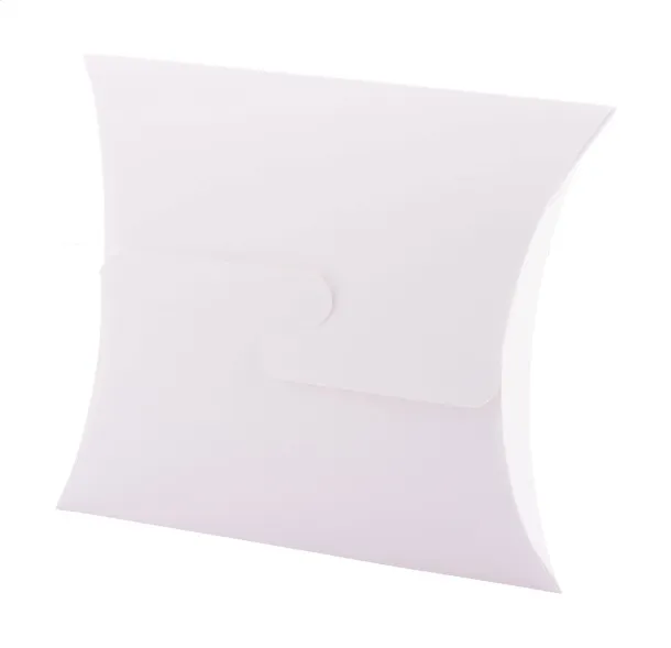 CreaBox Pillow Lock M Personalizirana kutija u obliku jastuka Bijela