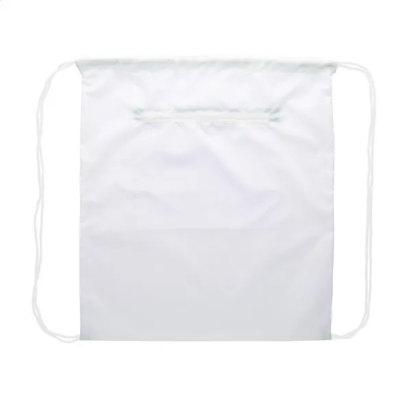 CreaDraw RFID custom drawstring bag White