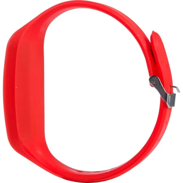  Wristband with pedometer Crvena