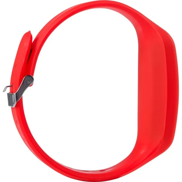  Wristband with pedometer Crvena