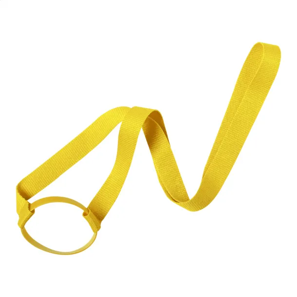 Lancup drink holder lanyard Yellow