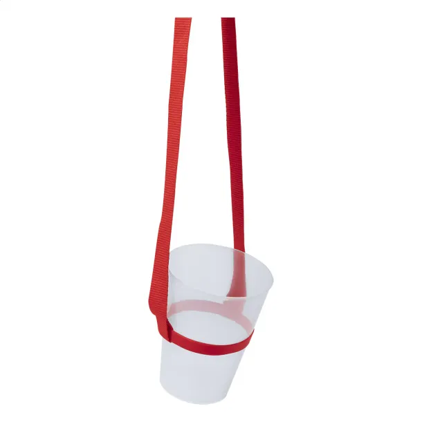 Lancup drink holder lanyard Red