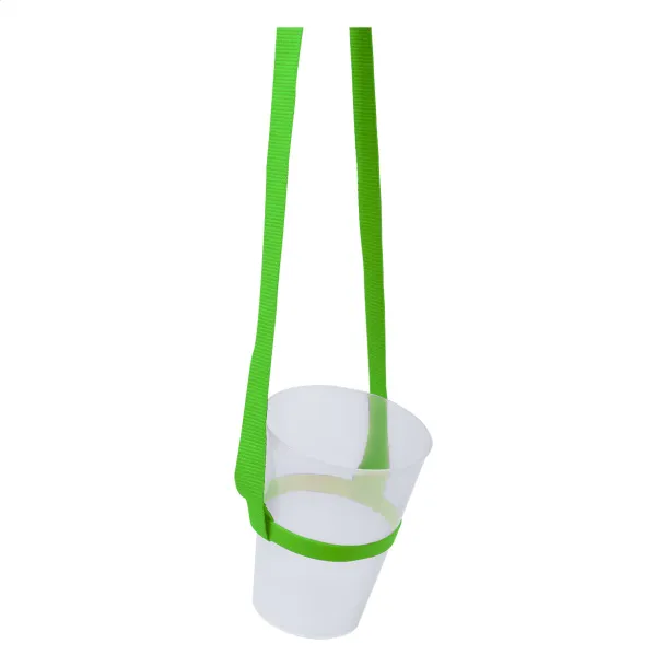 Lancup drink holder lanyard Green