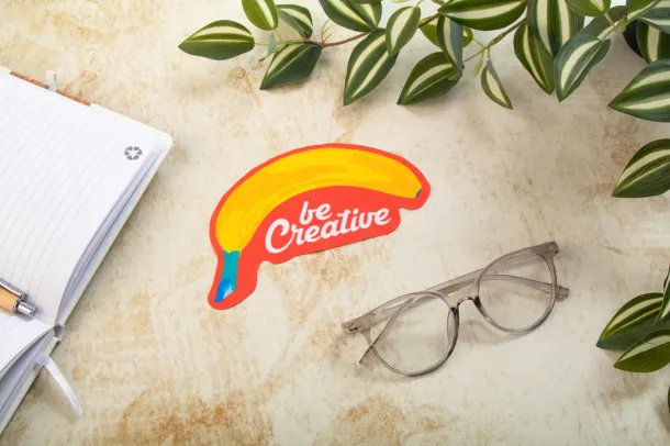CreaClean RPET personalizirani krpica za naočale, kuća Bijela
