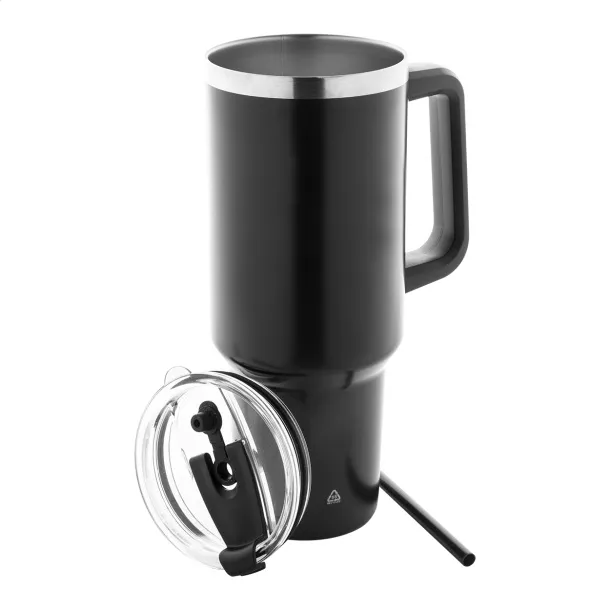 Massimus thermo mug Black