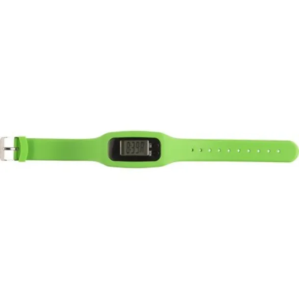  Wristband with pedometer lime green